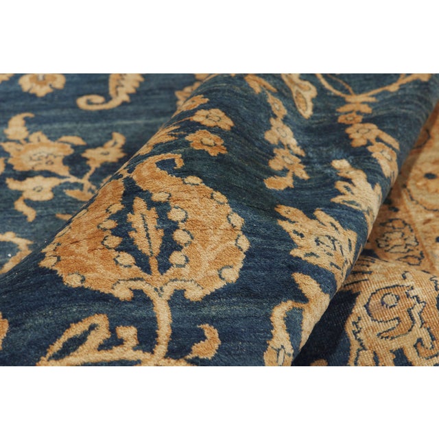 Textile Antique Persian Kerman Rug, 08'09 X 12'00 For Sale - Image 7 of 12