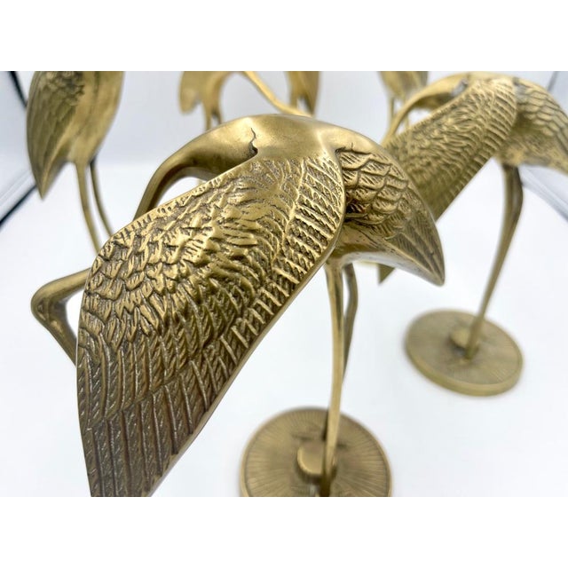 Brass Cranes, 1960s, Set of 6, in Very Good conditions. Designed 1960 to 1969