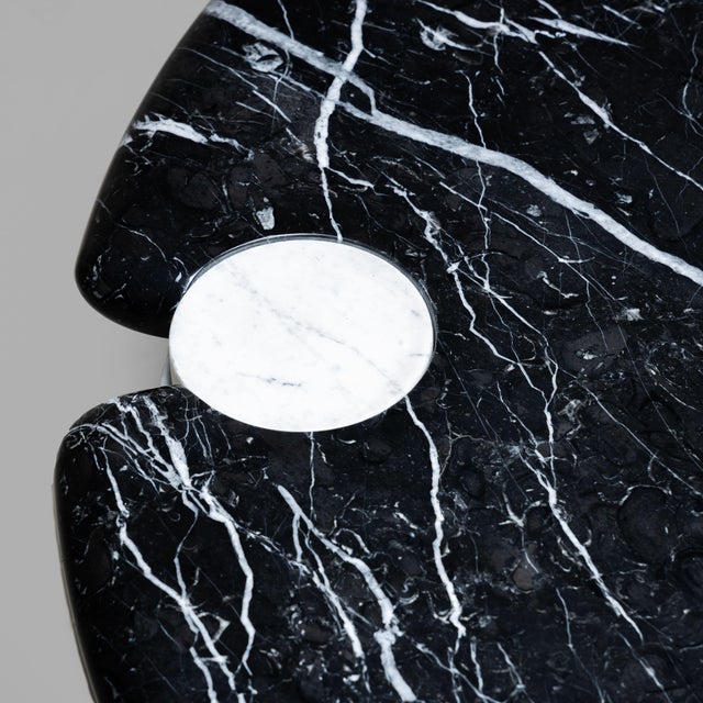 Black Marble Coffee Table from Habitat, 1990s For Sale - Image 8 of 12