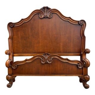 Hickory Chair Mahogany Queen Bed For Sale