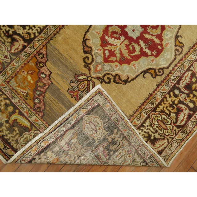Antique Turkish Rug in Ivory and Gray For Sale - Image 18 of 18