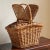 Mid-20th Century Wicker Picnic Basket For Sale - Image 9 of 12
