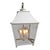 Urban Electric Brand Custom White Lantern With Clear Glass and Yellow Interior For Sale - Image 4 of 12