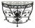 Neoclassical Demilune Console Black For Sale