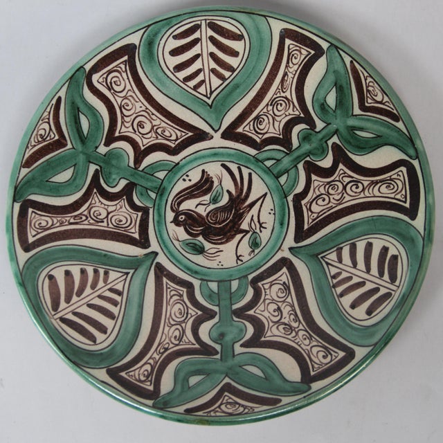 Ceramic Pottery Plate from Gorriz, Teruel, Spain, 1960s For Sale - Image 7 of 8