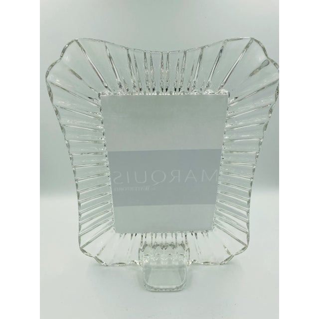 Waterford 1990s Marquis by Waterford Crystal "Easton" Pattern Photo Frame For Sale - Image 4 of 10