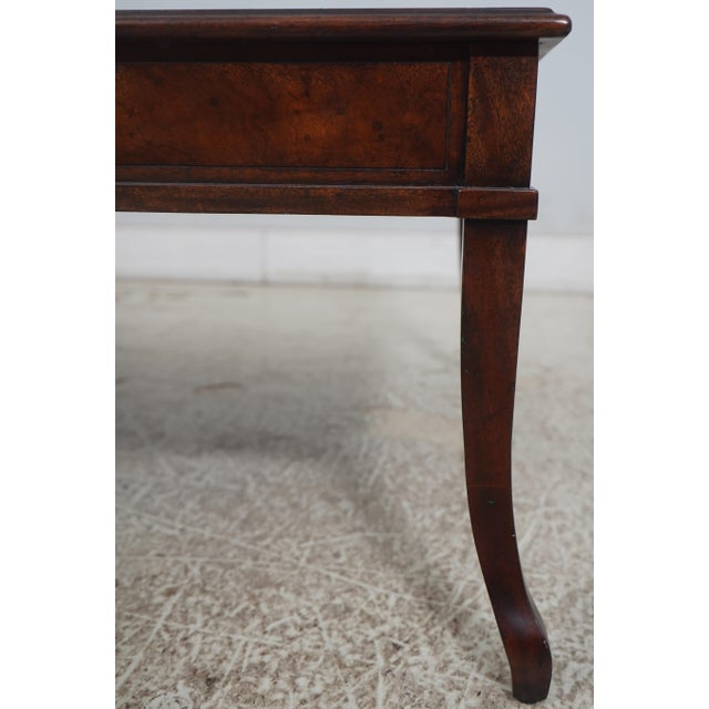 Wood Theodore Alexander 2 Drawer Mahogany Coffee Table For Sale - Image 7 of 18