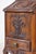 Brown 19th Century Louis XV Style French Farinerio Flour Box with Carved Floral Décor For Sale - Image 8 of 9