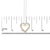 Early 21st Century 14K Yellow Gold Plated Sterling Silver 1.00 Cttw Diamond Double Heart Pendant Necklace For Sale - Image 5 of 5