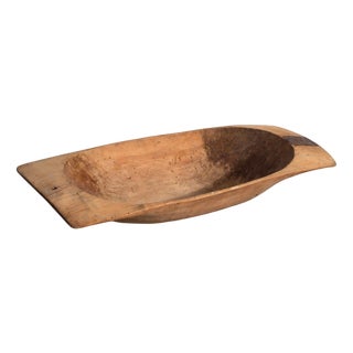 Small Antique Wooden Bowl For Sale