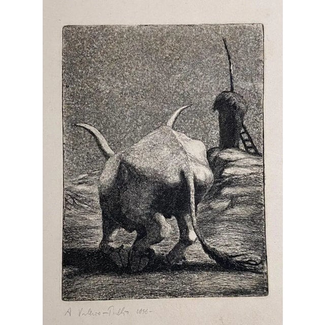 Bull, 1946, Etching For Sale - Image 3 of 3
