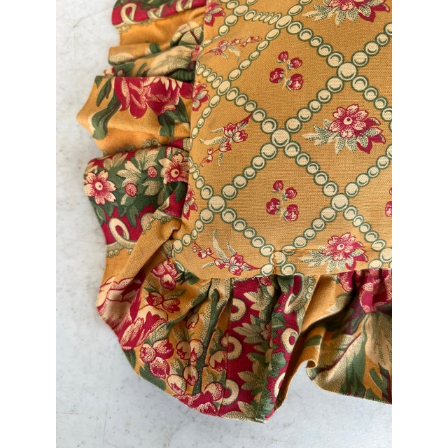 Vintage Boho Chic French Country Style Pillow For Sale - Image 4 of 7