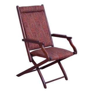 Victorian Style The Baveystock No 6787 Folding Chair by Royal Letters Patent For Sale