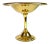 WM Rogers Gold Plated Pedestal Candy Dish For Sale