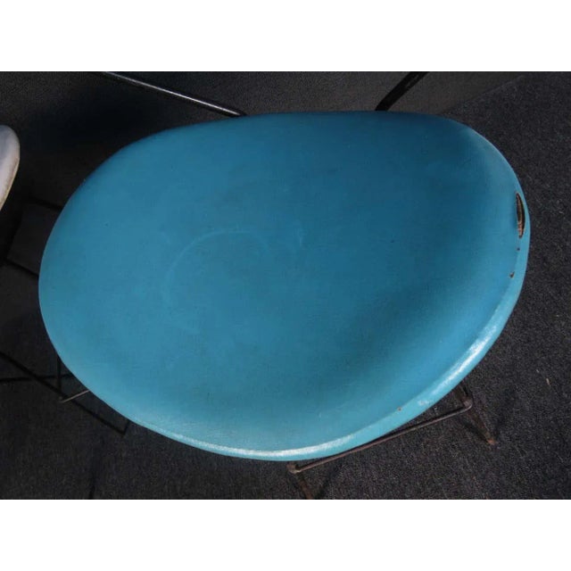 Metal Set of Three Arthus Umanoff Vintage Stools For Sale - Image 7 of 8