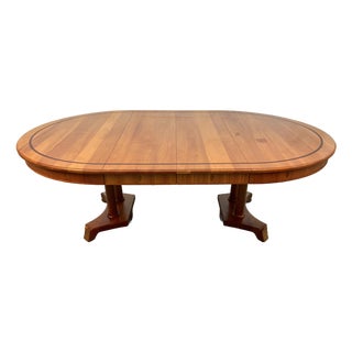 Vintage Expanding Cherry Dining Table by Stickley For Sale