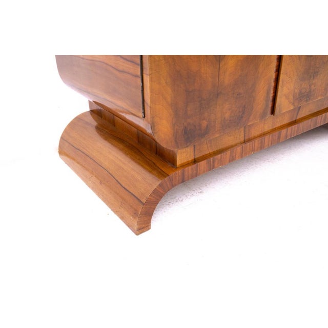 Wood Art Deco Chest of Drawers, Poland, 1930 For Sale - Image 7 of 17