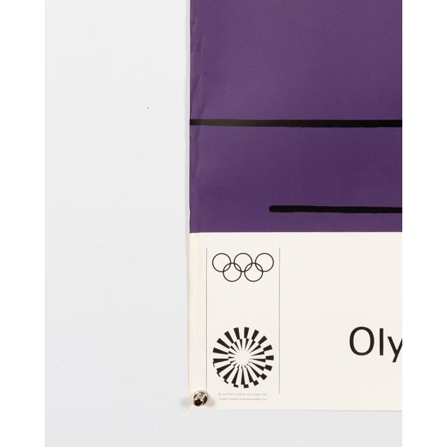 1970s Munich Olympics Serigraph Poster by Valerio Adami, 1972 For Sale - Image 5 of 9