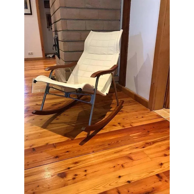 Mid-Century Japanese Rocking Chair by Takeshi Nii For Sale - Image 6 of 10