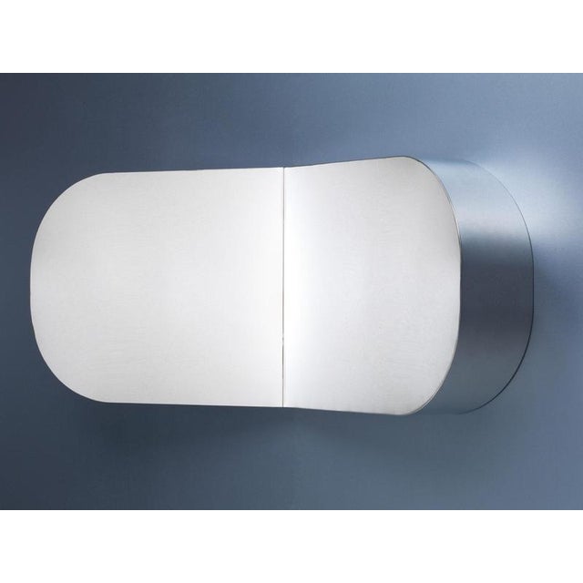 Cutting Space Large Mirror by Haymann Editions Dimensions: D 25 x W 150 x H 60 cm. Materials: Polished stainless steel....