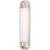 Modern Thomas O'Brien for Visual Comfort Signature Selecta Long Sconce in Polished Nickel with White Glass For Sale - Image 3 of 4