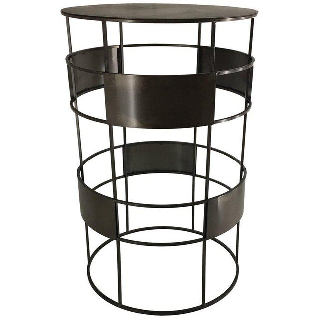 New Handmade Bistro High Table in Wrought Iron For Sale - Image 6 of 6