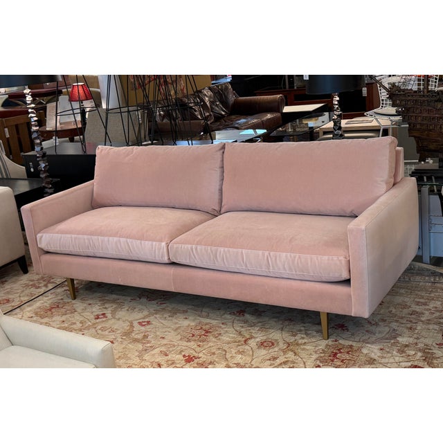Room & Board Room & Board Jasper Sofa, Rose For Sale - Image 4 of 12