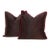 Pair of Lakhpat Dotted Gujarati Mashru Pillows For Sale