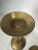 Hollywood Regency Column Brass Pillar Candle Holders, a Pair For Sale - Image 11 of 12