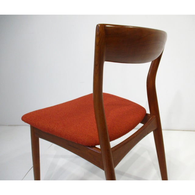 R.Borregaard Teak Dining Chairs for Viborg Denmark For Sale - Image 9 of 14