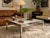 Exceptional 1970s modernist coffee table designed by Leon Rosen for Pace Collection, featuring a sleek architectural frame...