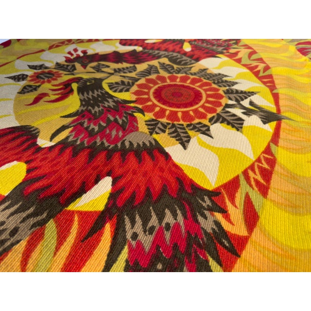 1960s “Les Phénix” Wool Tapestry by Alain Cornic, Atelier Robert Four For Sale - Image 12 of 18
