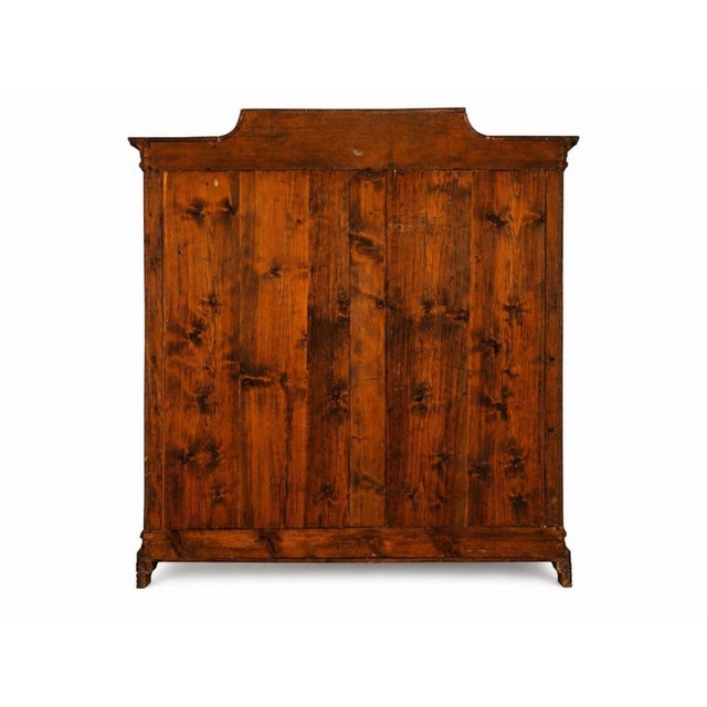 Louis XVI Walnut Armoire with Fine Marquetry For Sale - Image 3 of 8