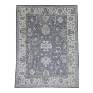 Turkish Oushak Rug 12' x 15'10" For Sale