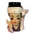 Rare Vintage 1964 Inarco E-1611 Lady Head Vase Costume Series - Jewelry & Sticker For Sale