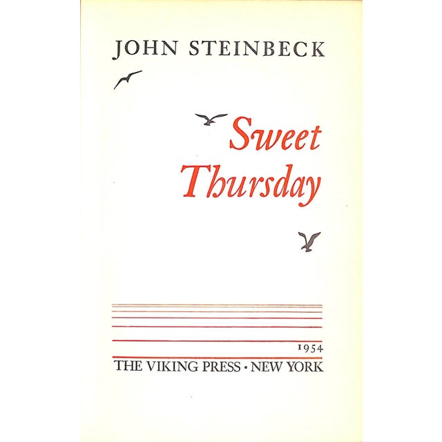 Traditional "Sweet Thursday" 1954 Steinbeck, John For Sale - Image 3 of 5