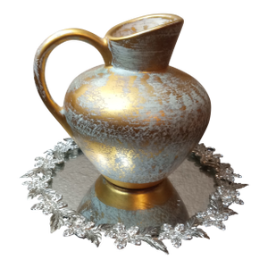 1970s Stangl Pottery Squat Pitcher Vase