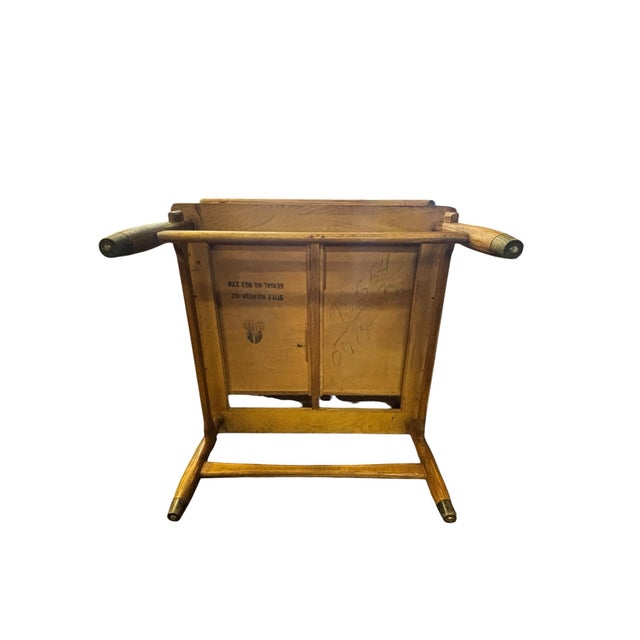 MCM Lane Furniture Walnut Ceramic Top Coffee Table For Sale - Image 11 of 11