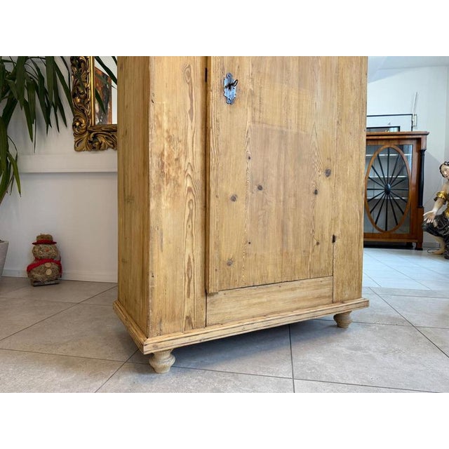 Art Nouveau Farmhouse Cupboard in Wood For Sale - Image 12 of 17