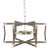 Currey & Company Bastian Small Gray Lantern For Sale
