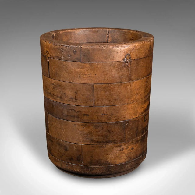 English 1960s Mid Century Vintage Decorative Jardiniere, Factory, Planter, Industrial Chic For Sale - Image 3 of 10