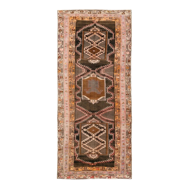 Galerie Shabab Collection Mid-20th Century Turkish Anatolian Wide Gallery Runner For Sale