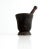 Fabulous large and very heavy cast iron mortar and pestle! I believe this to be early 19th century, c.1830's or 1840's,...