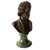 Antique French Cast Bronze Marble Sculpture Ludwig Van Beethoven Bust, 1890 For Sale - Image 4 of 10
