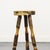This rustic wooden side table is a beautiful example of folk art from the 1970s. The table is made from rough pieces of...