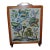 Antique Jacobean Designed Needlepoint Fireplace Screen For Sale