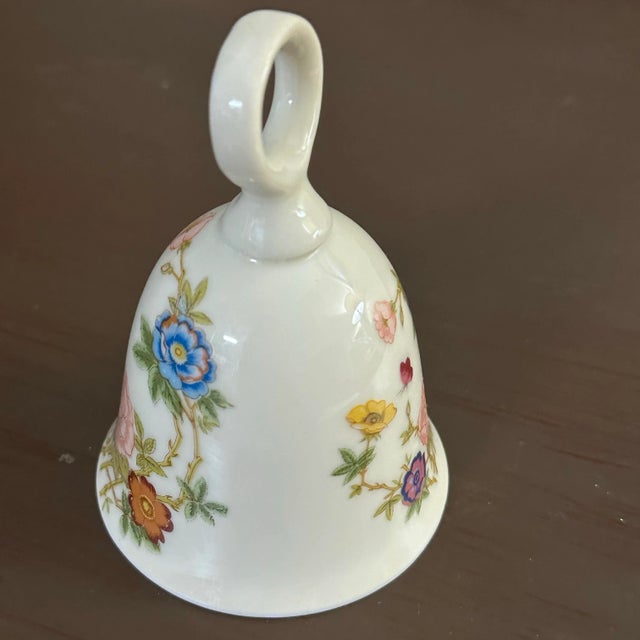 Vintage 1900s Floral & Butterfly Porcelain Bell For Sale In Orlando - Image 6 of 10