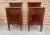 Art Nouveau Walnut Nightstands, 1900s, Set of 2 For Sale - Image 6 of 11