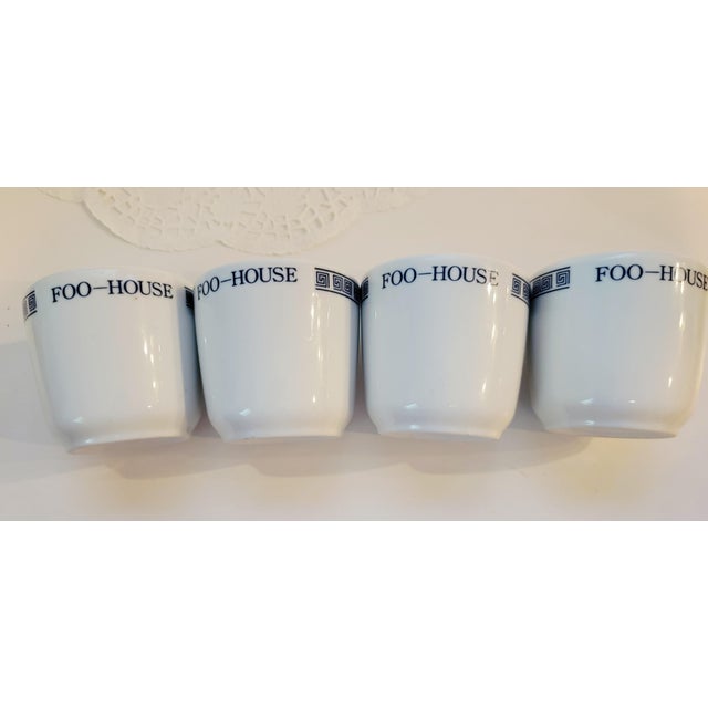 Vintage Taiwan Tatung China Porcelain Sake Cups, Set of 4, Foo House For Sale - Image 9 of 9