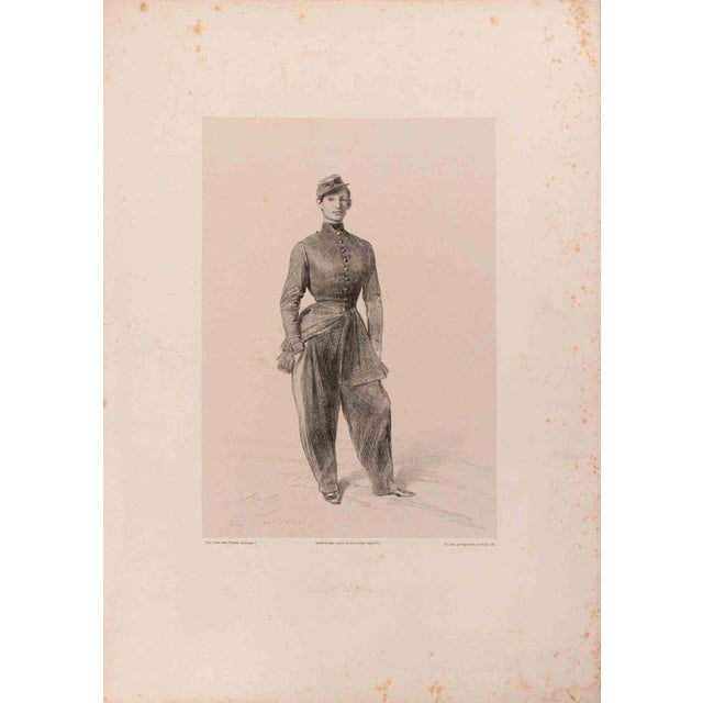 Auguste Raffet, Le Vivandière, Lithograph, 1857 For Sale - Image 3 of 3